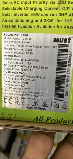 48v 5kw Must Hybrid Inverter