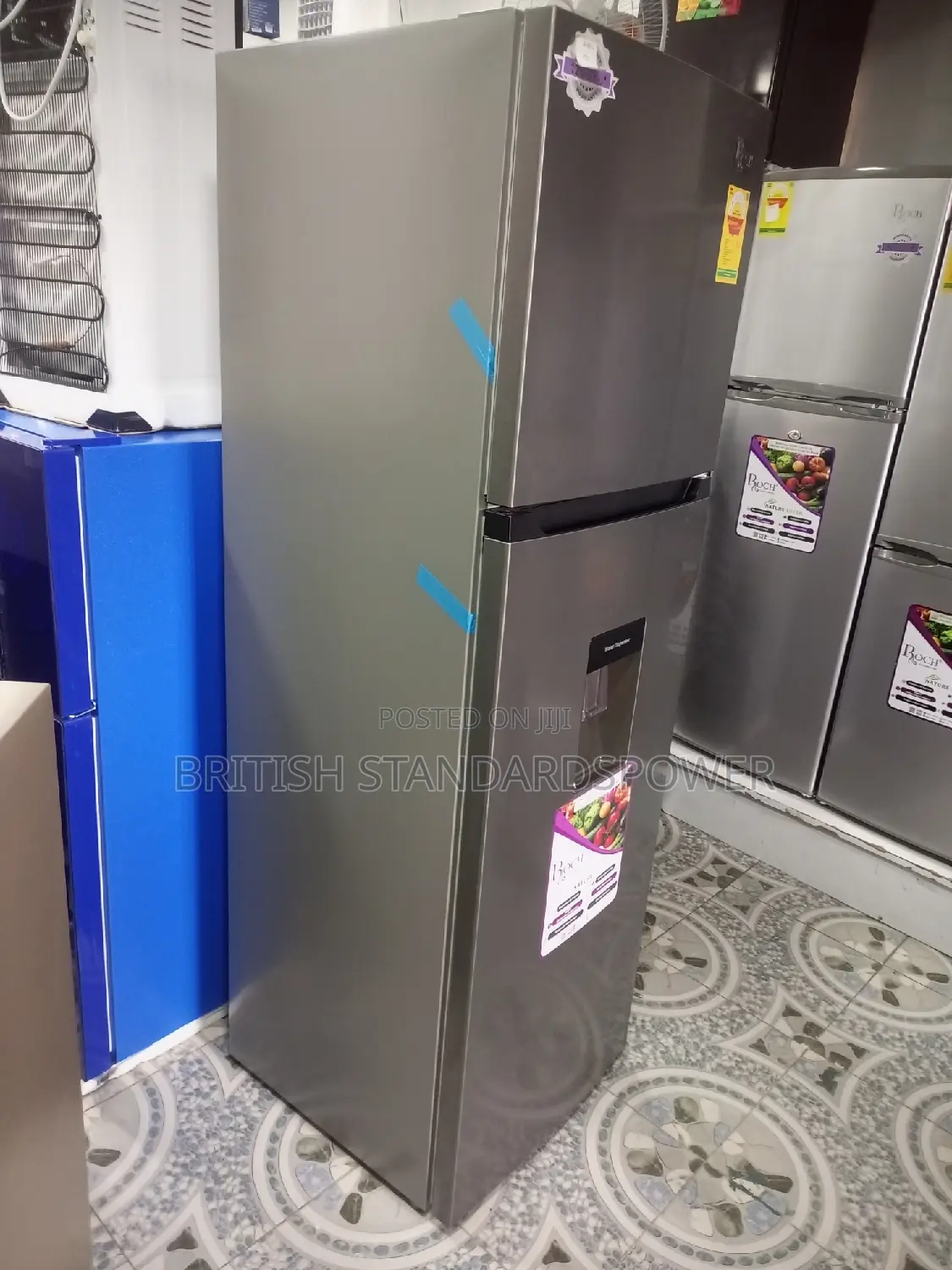 Merely 247 Liters Roch Double Door Fridge Freezer Energy Set