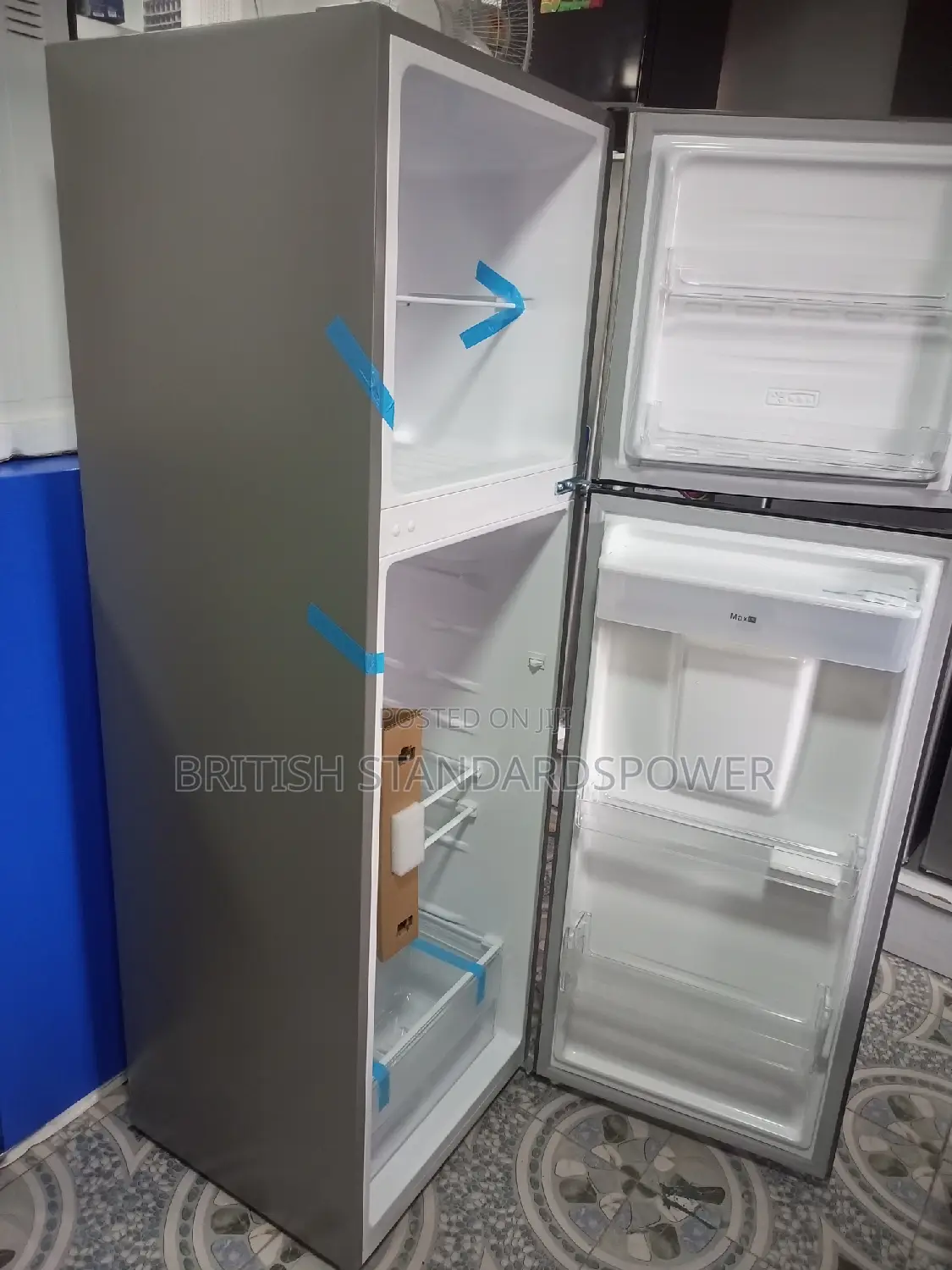 Vital Roch Double Door Top Freezer 247 Liters Silver Color