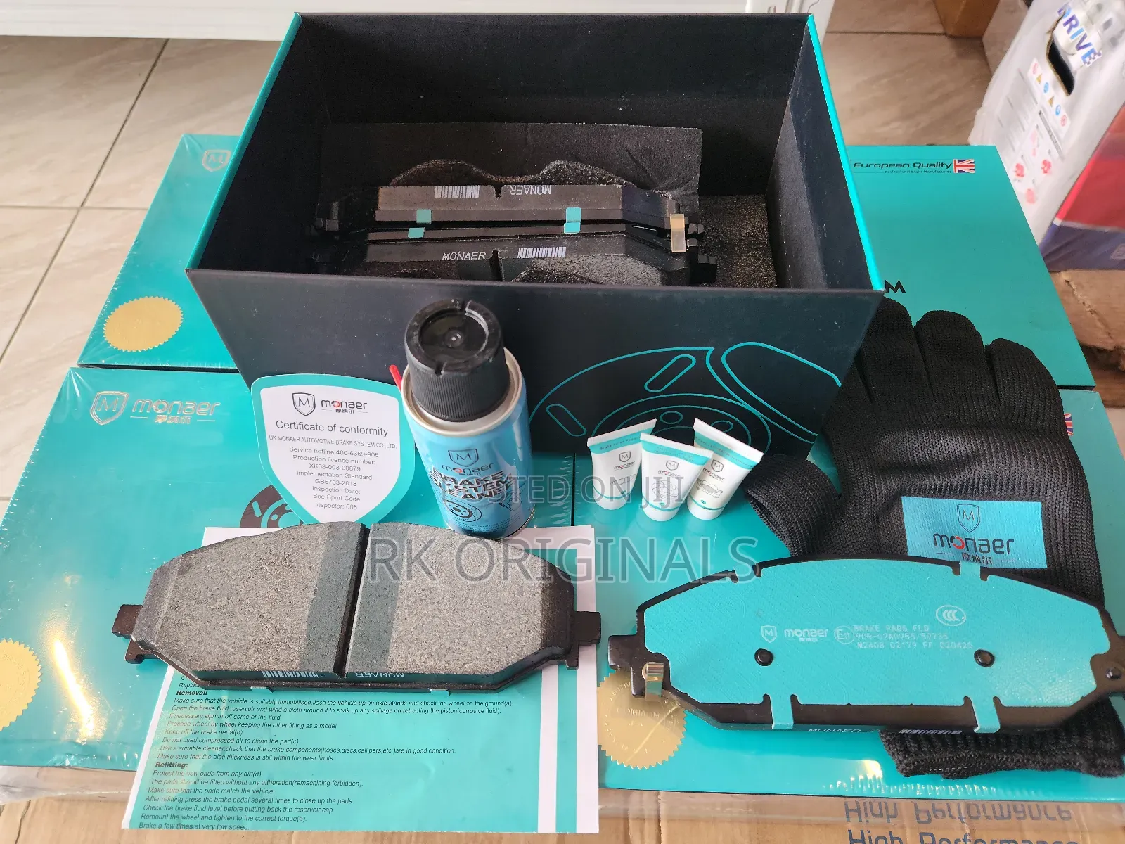 Ram 1500 19-25 Nano Ceramic Front Brake Pads From Uk 🇬🇧