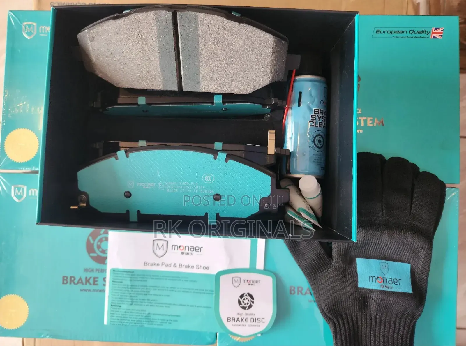 Ram 1500 19-25 Nano Ceramic Front Brake Pads From Uk 🇬🇧