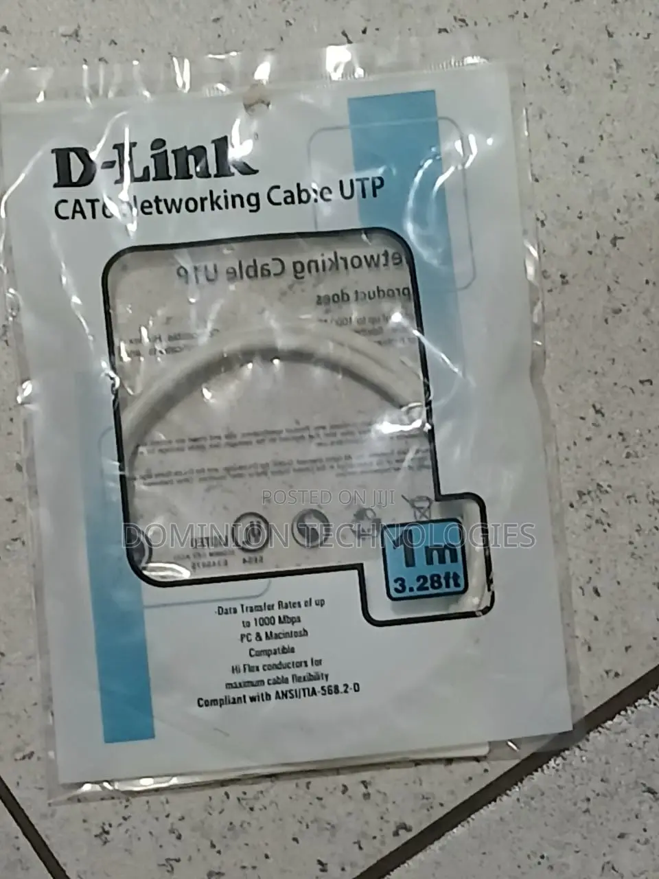 D-Link NCB-C6ugryr1-1 Cat 6 Utp 1m 24awg