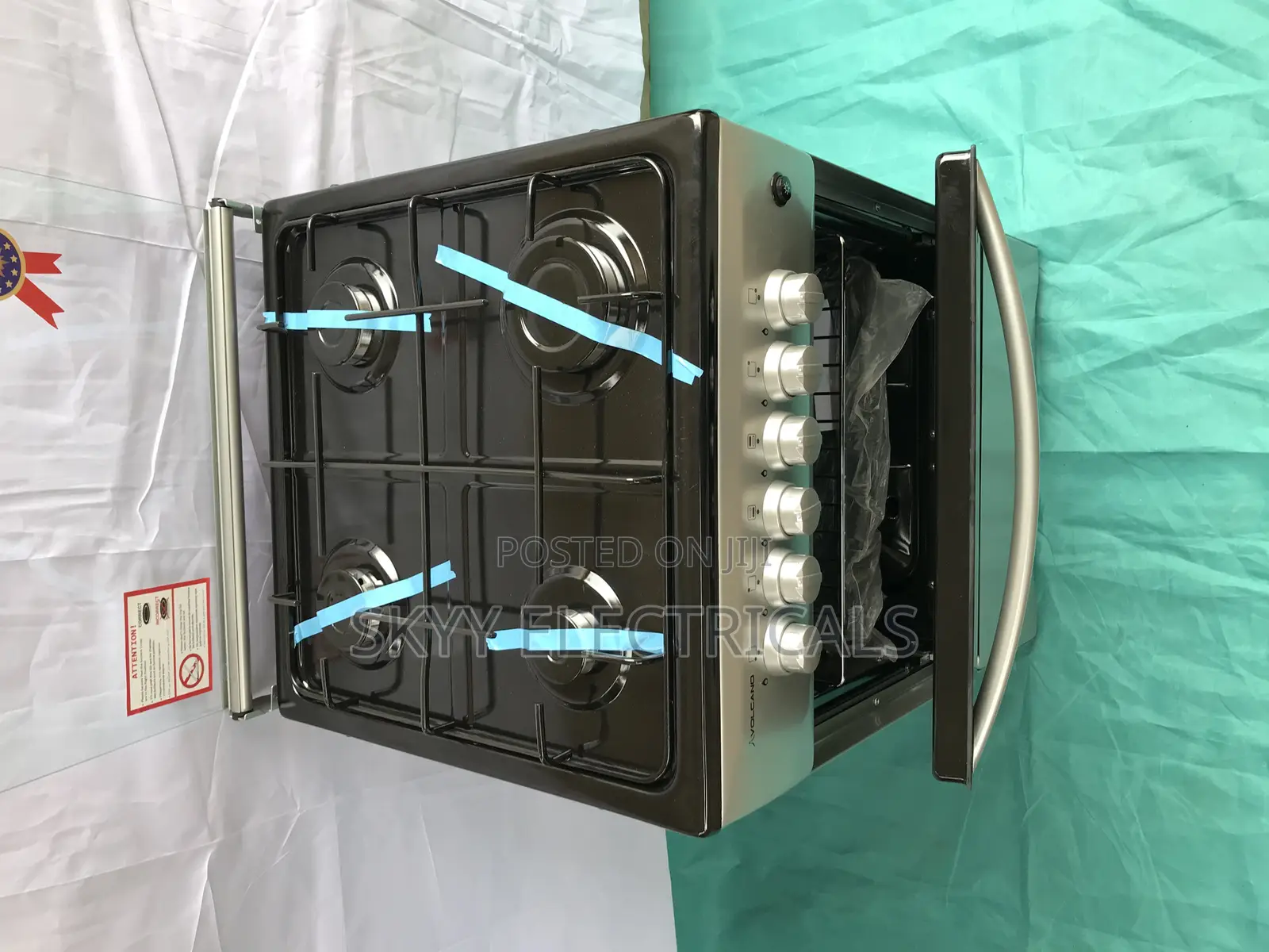 50x50 Volcano 4burner Gas Cooker With Oven And Grill