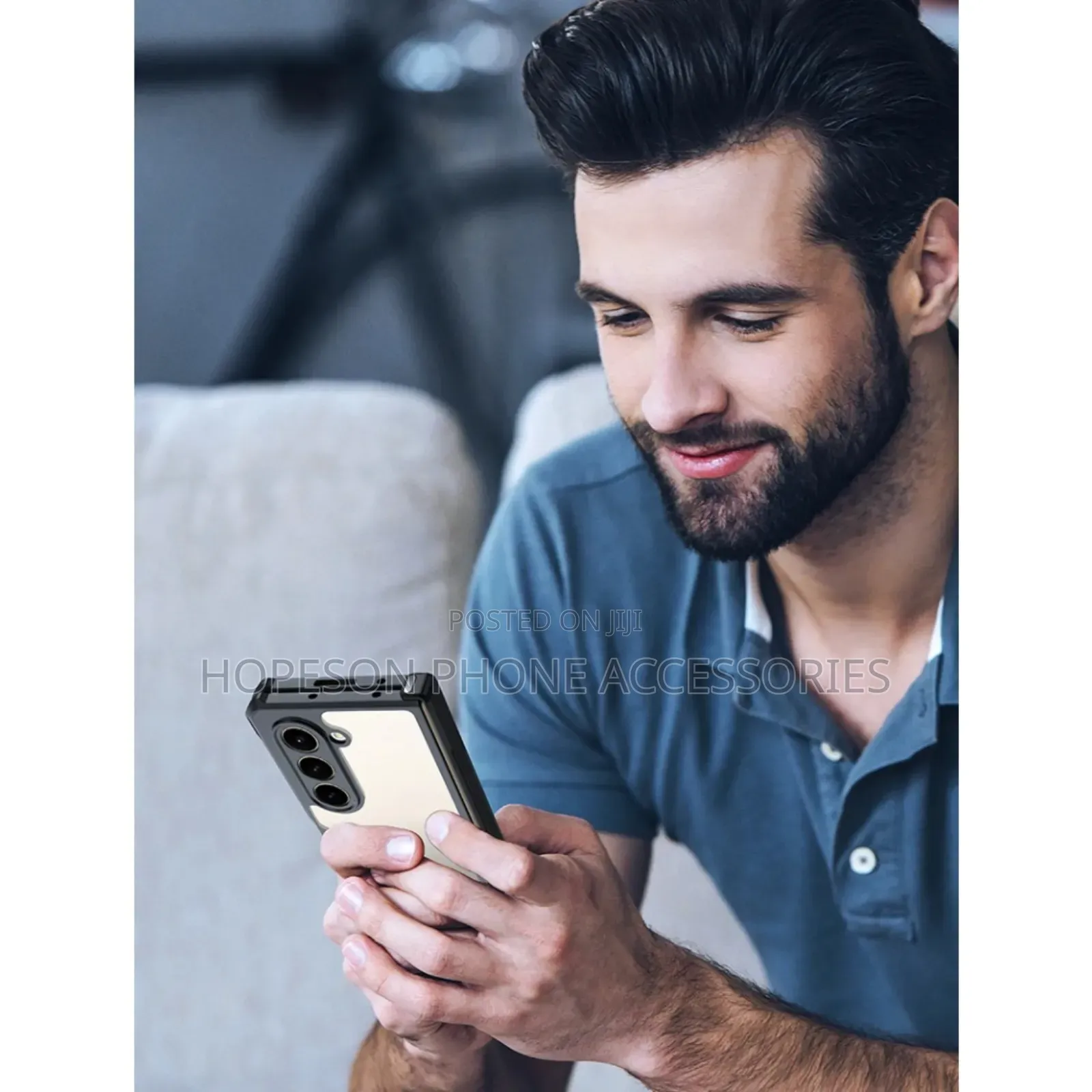 Samsung Z Fold Shockproof And Rugged Transparent Phone Case