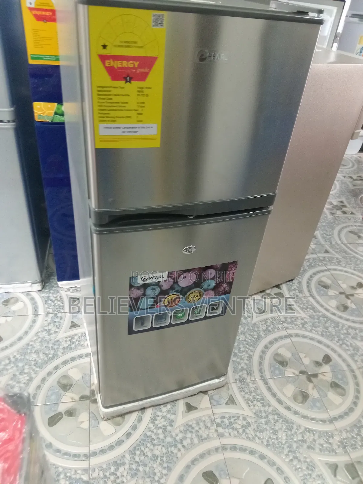 Enjoyable Pearl Fridge 2 Door Top Freezer Fridge 108l