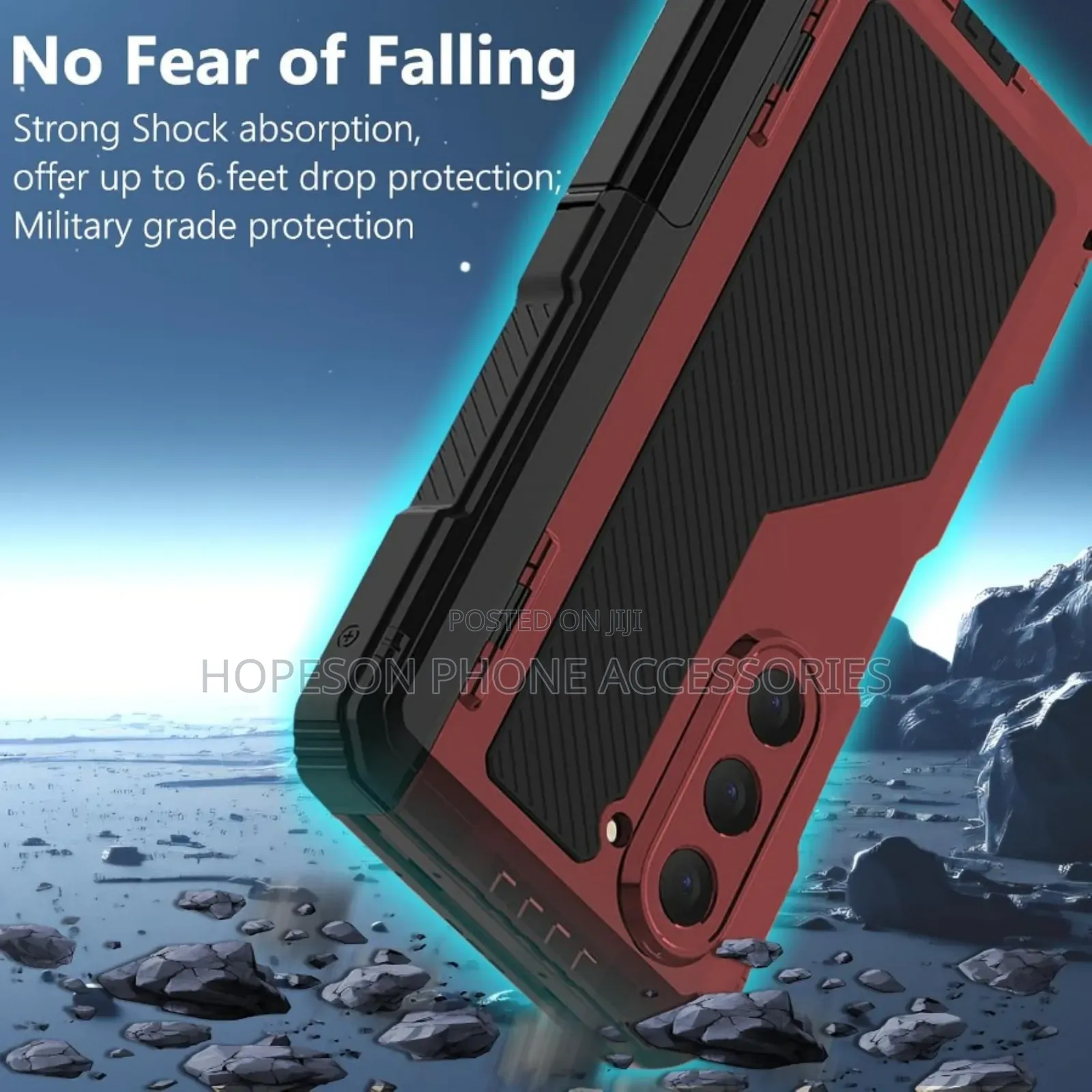 Samsung Z Fold Shockproof And Rugged Transparent Phone Case