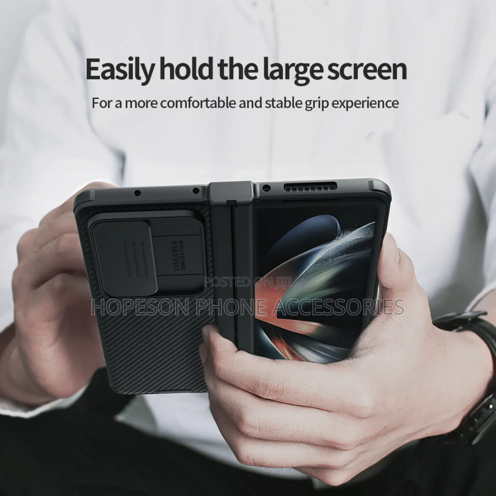 Samsung Z Fold Shockproof And Rugged Transparent Phone Case