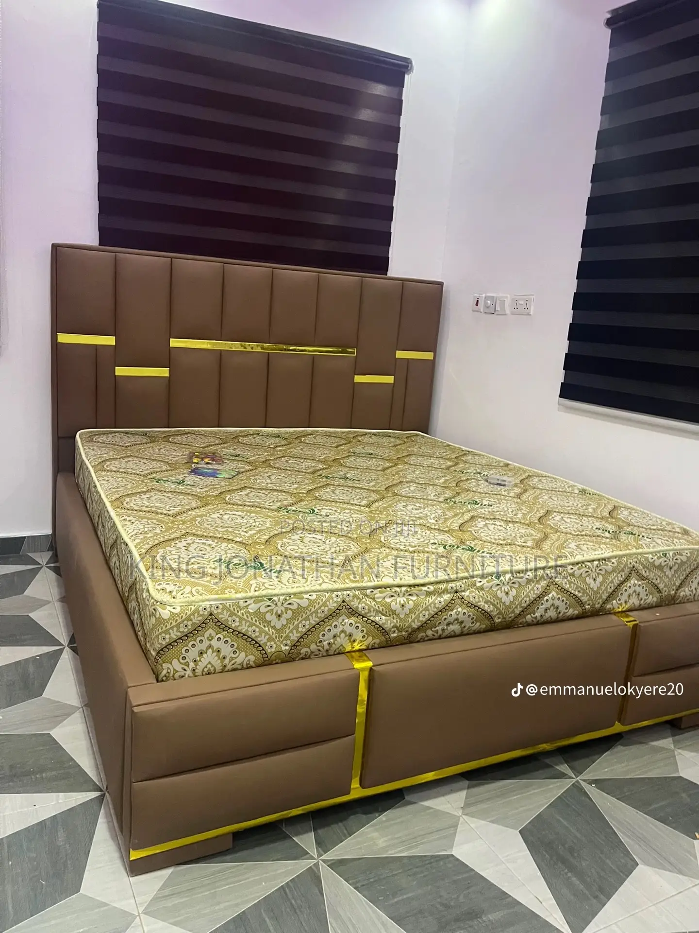 King Size Bed Frame And Mattress Available For Cool Price