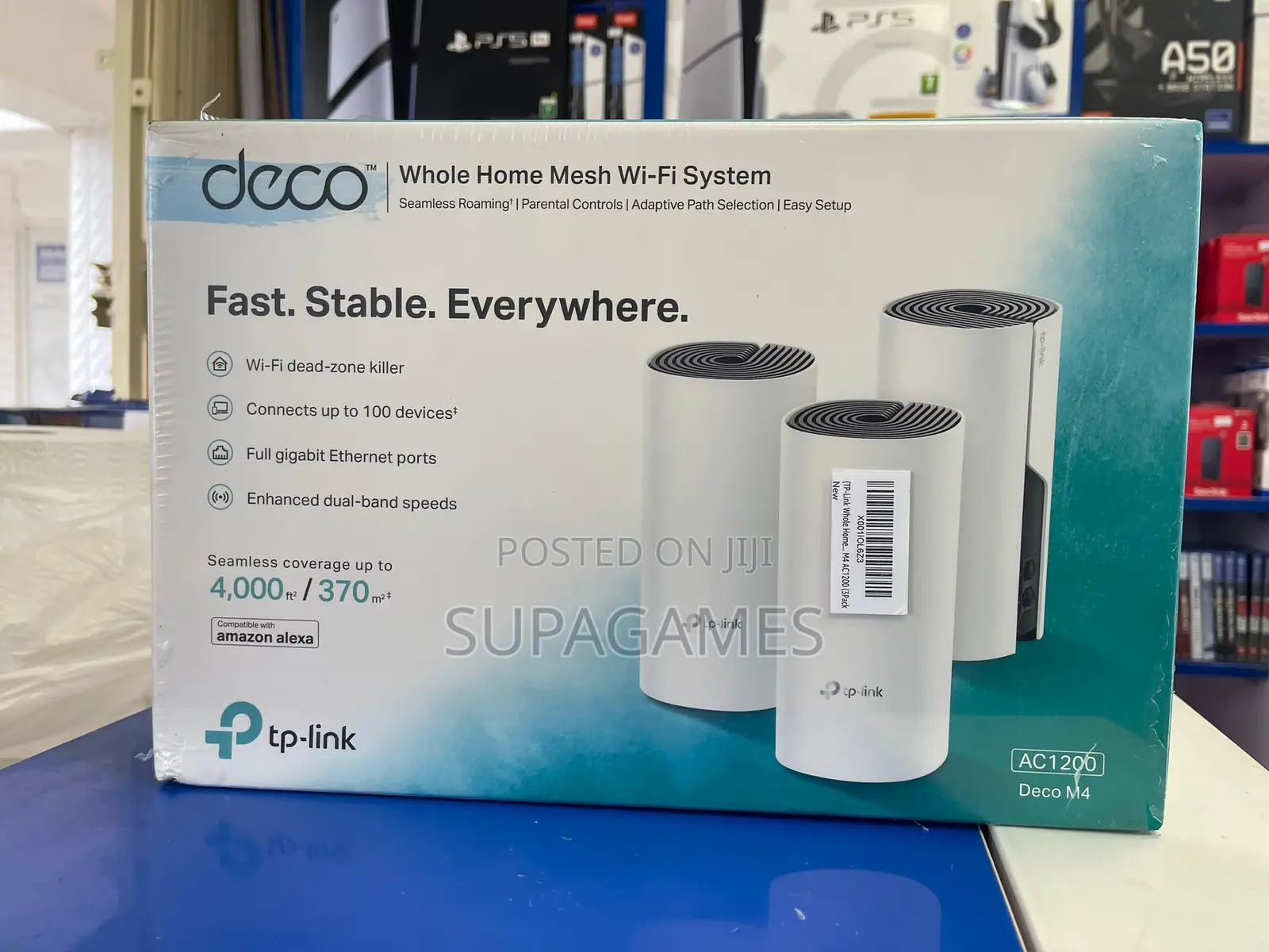 Tp-link Deco Ac1200 Dual-bandwi-fi 5 System (Deco M4 3-pack)