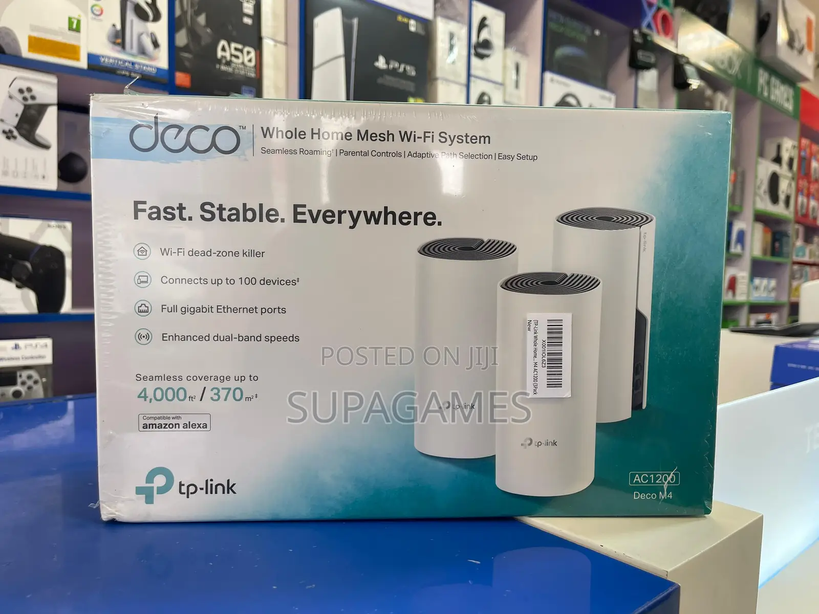 Tp-link Deco Ac1200 Dual-bandwi-fi 5 System (Deco M4 3-pack)