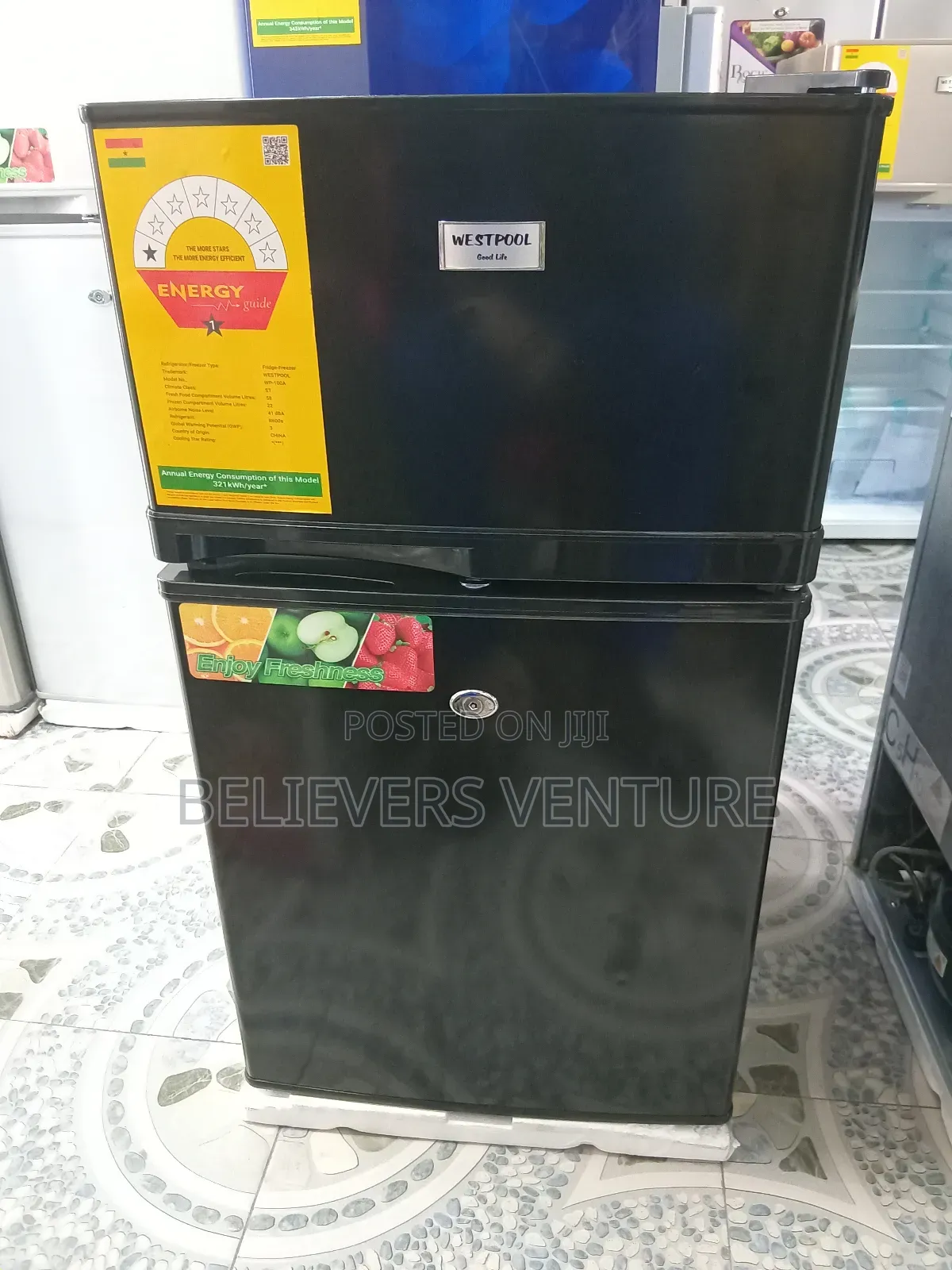 Quality Double Door Westpool Product Fridge 80l Fridge