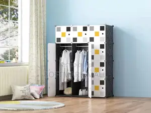 Super Durable 12 Cubes Plastic Wardrobe