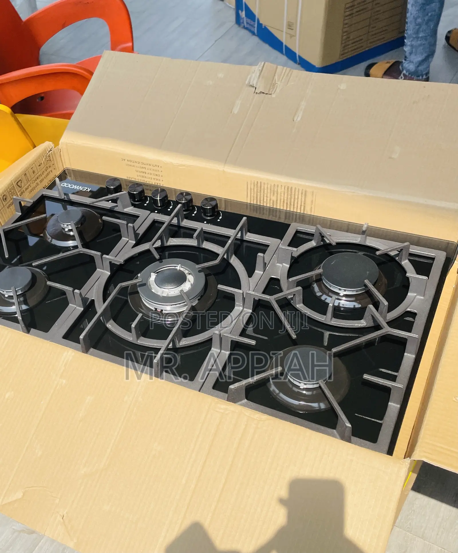Effortless Cooking Kenwood 90cm 5 Gas Hob(Black) 