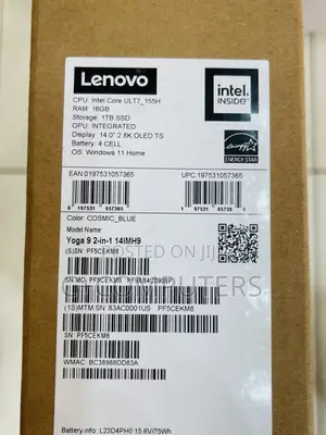 New Laptop Lenovo Yoga 9i 16GB Intel Core Ultra 7 SSD 1T