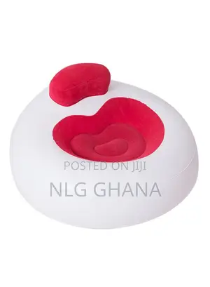 Living Room Inflatable Flocked Heart-Shape Lounger. Tvx25839