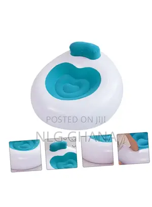 Living Room Inflatable Flocked Heart-Shape Lounger. Tvx25839