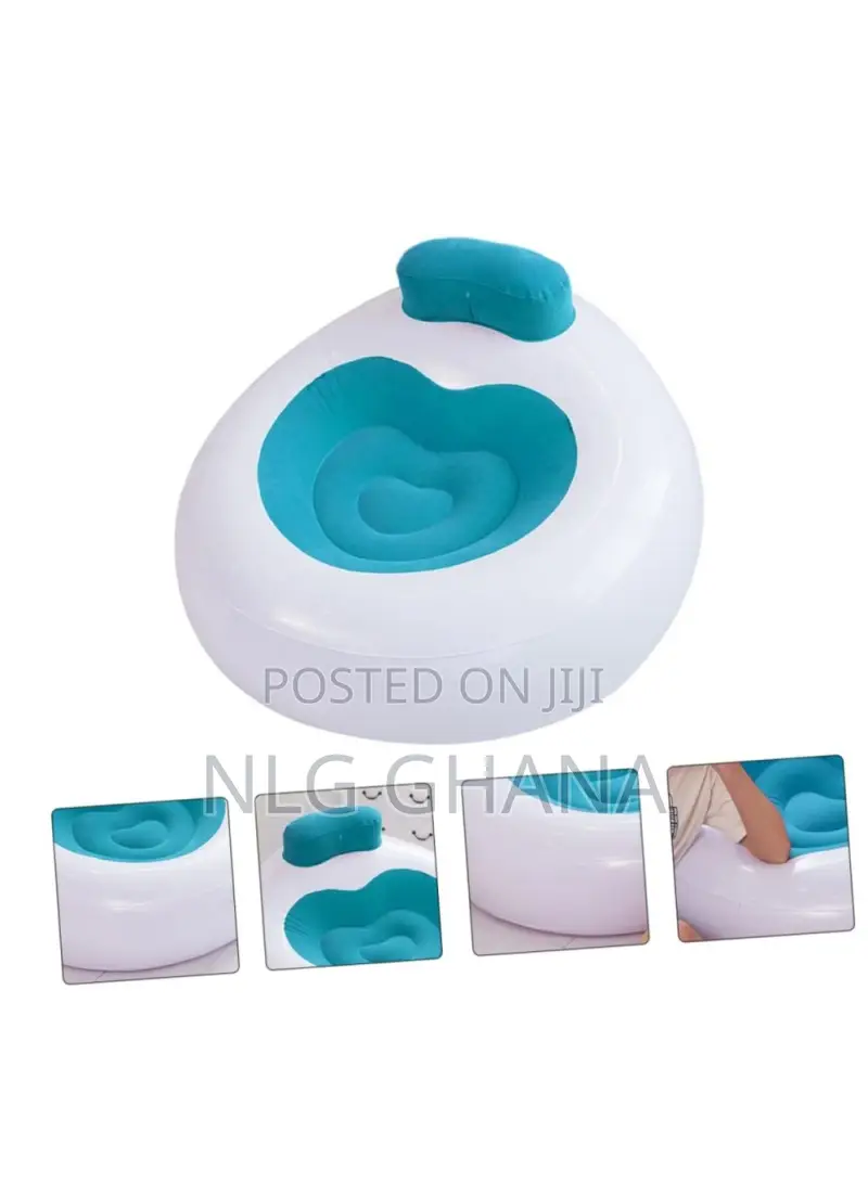 Living Room Inflatable Flocked Heart-Shape Lounger. Tvx25839