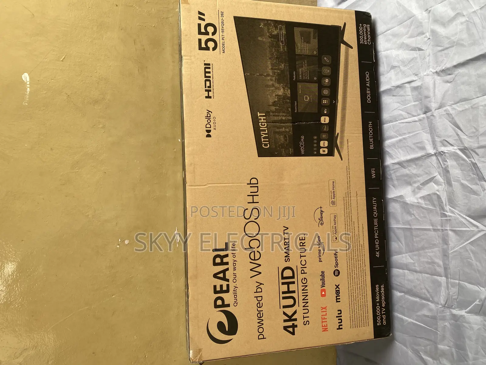 Pearl PLT-55yqsu-26z 55 Smart Uhd Tv
