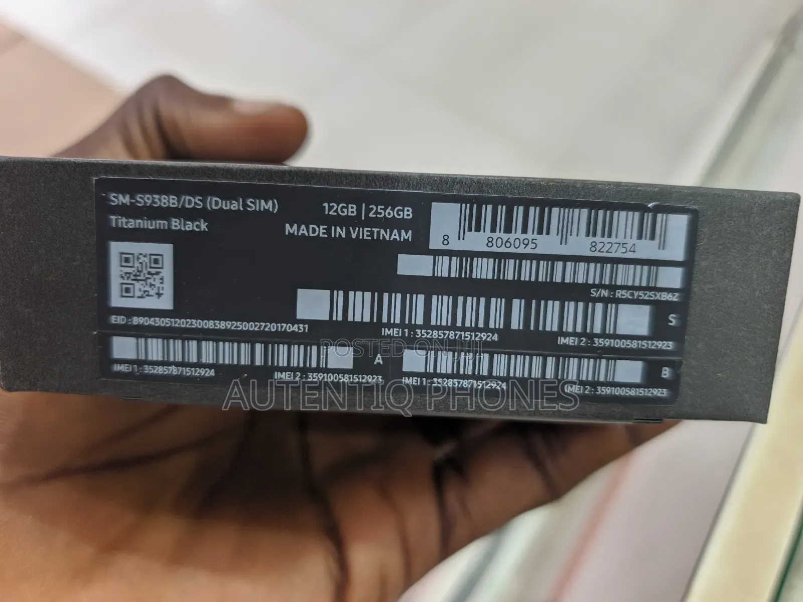 New Samsung Galaxy S25 Ultra 256 GB Black