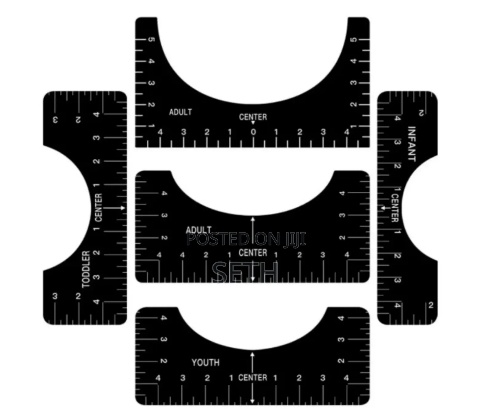 T-Shirt Alignment Ruler Heat Press Machine