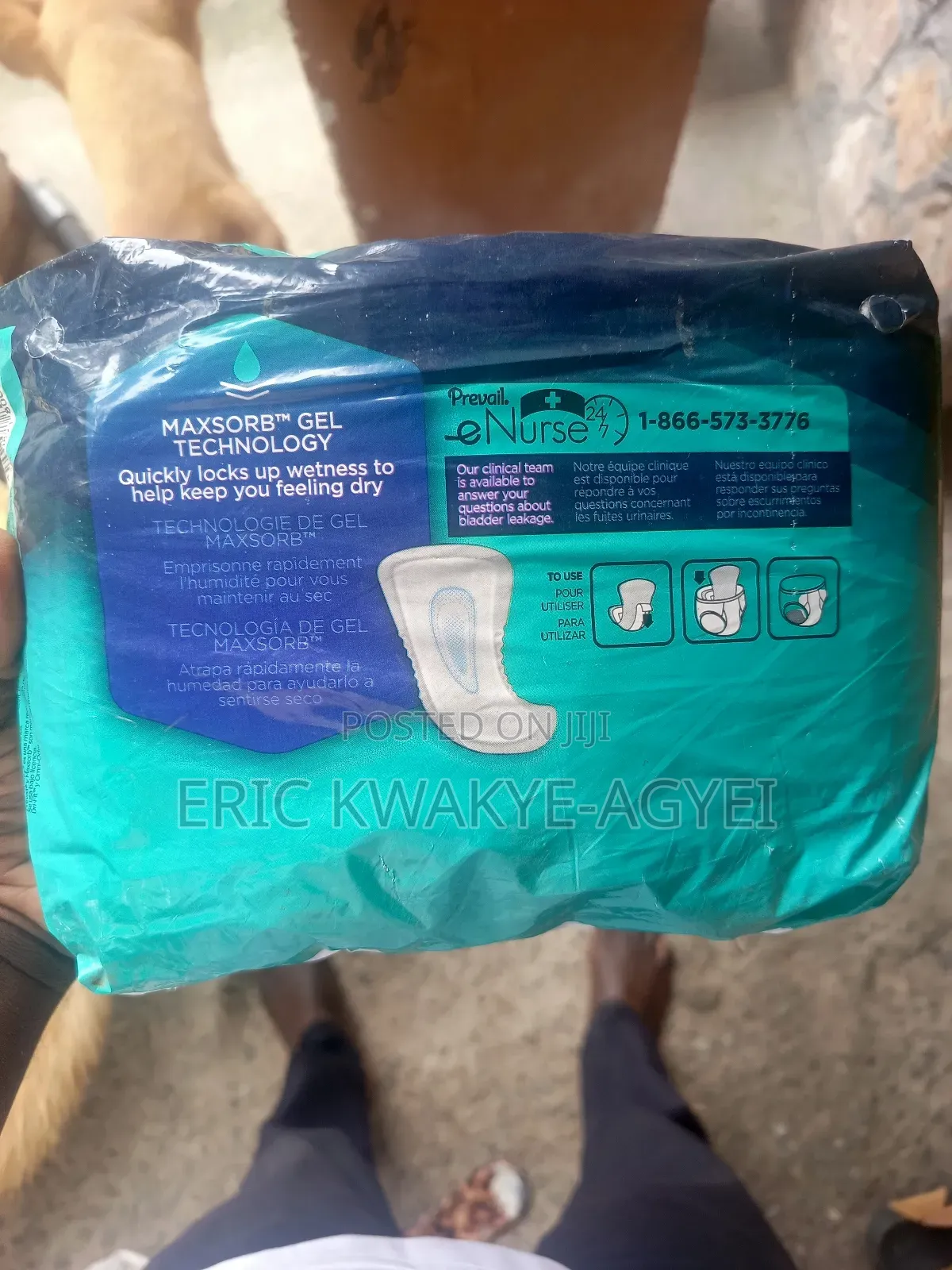 Prevail Daily Male Guards Male Incontinent Pad Contoured