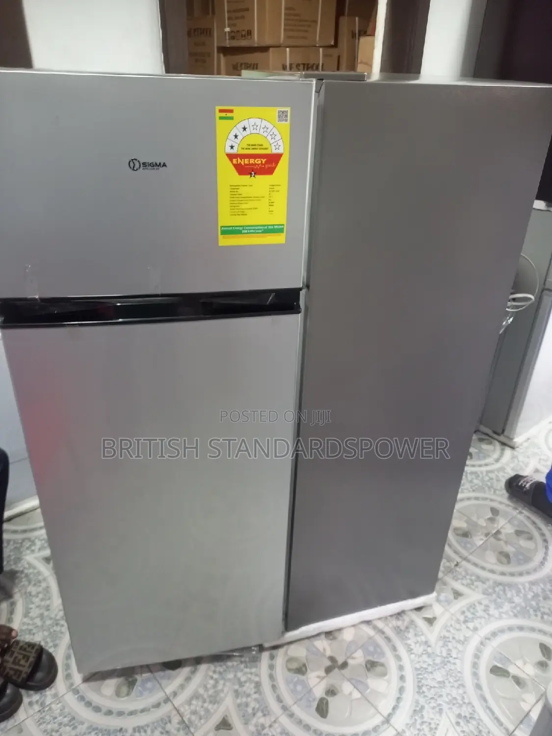 Blissful 207l Sigma Fridge Freezer Systematic Energy Set