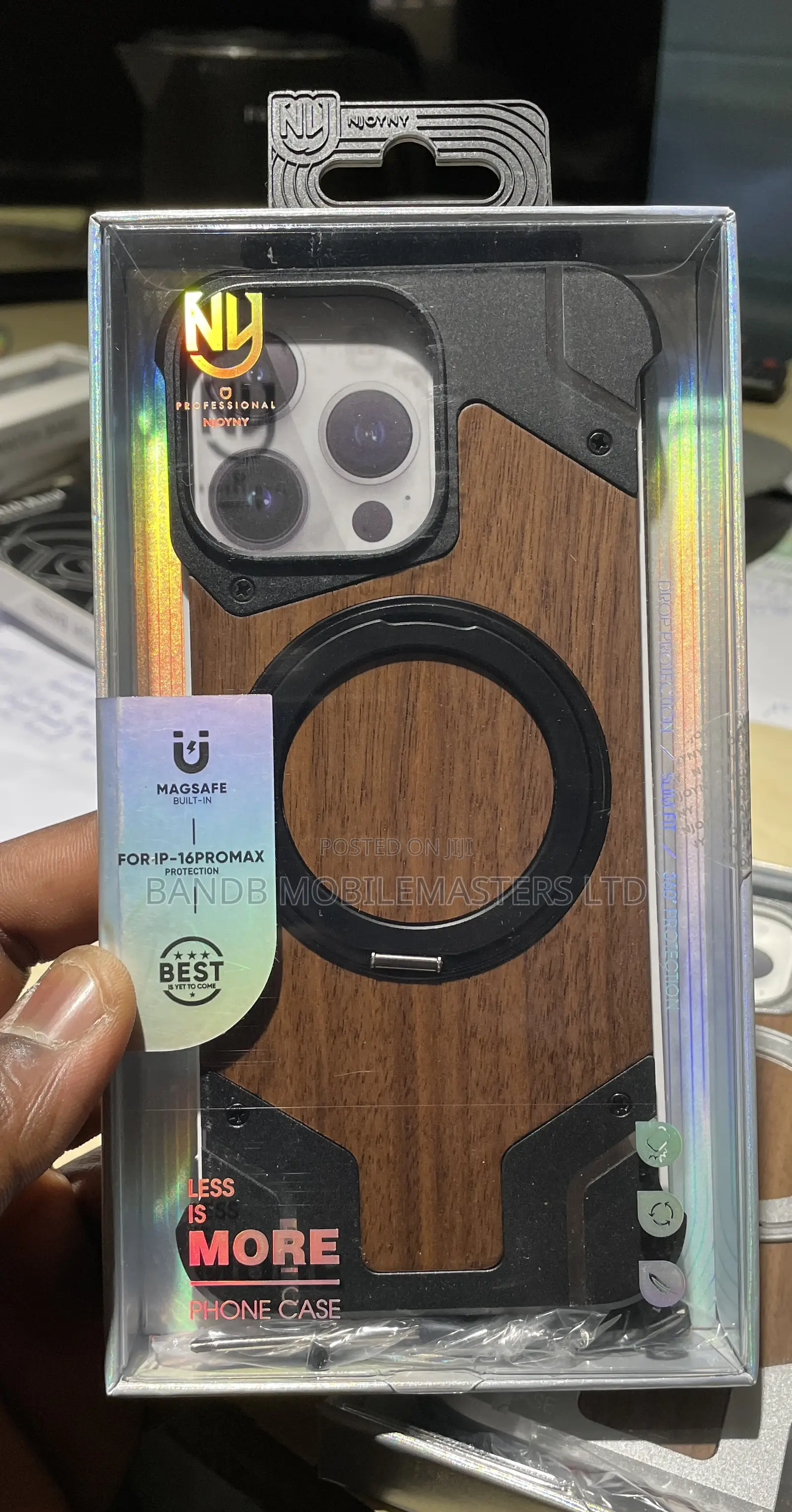 Super Strong and Protective Case ( Metal Wood )