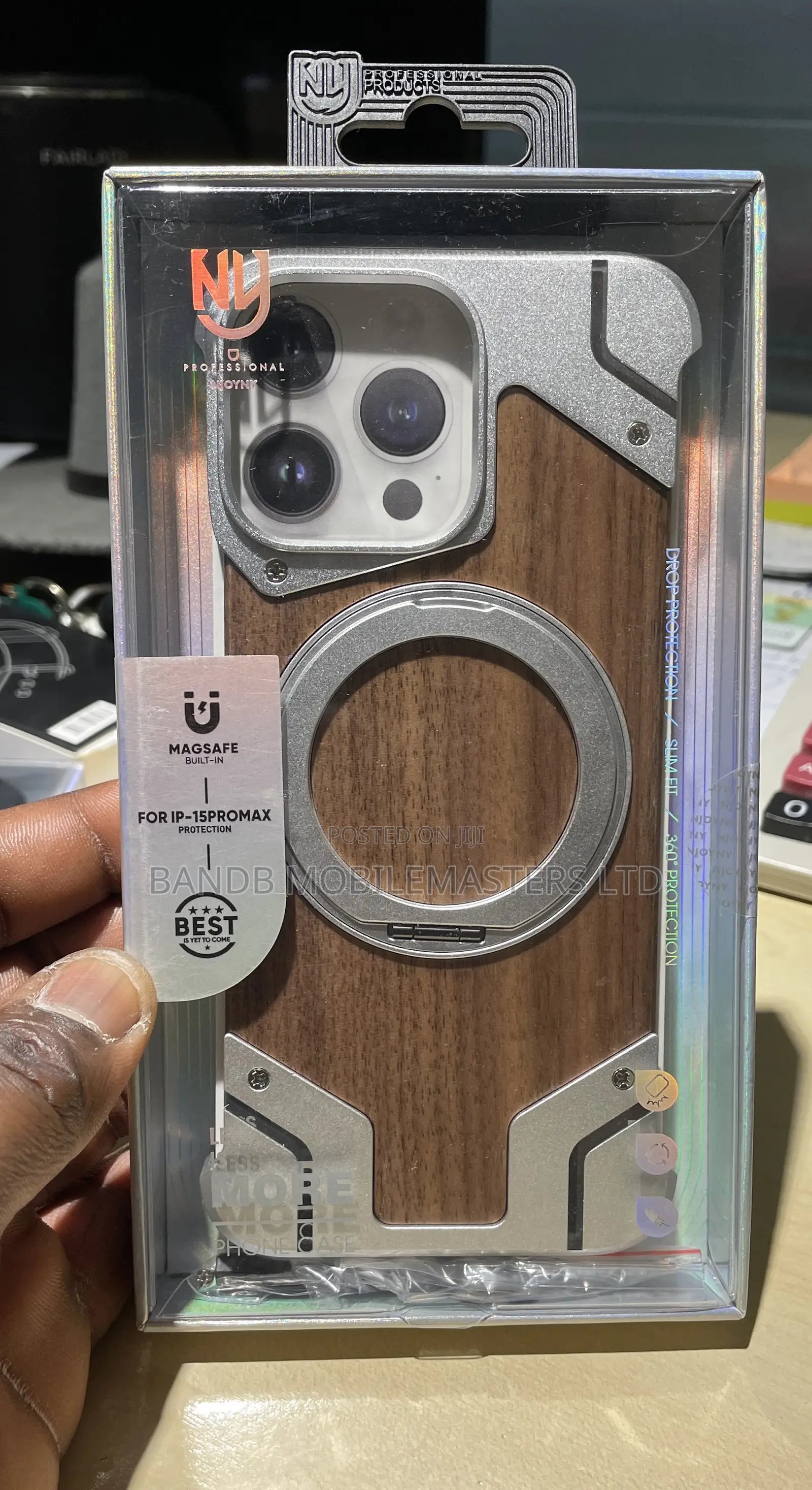 Super Strong and Protective Case ( Metal Wood )