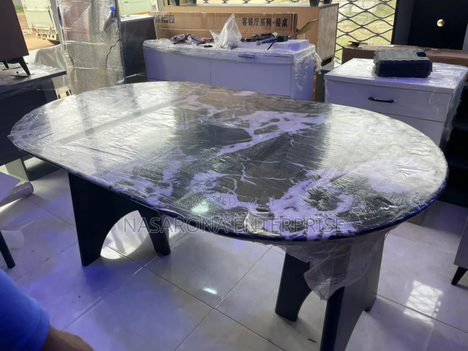 High Quality Marble Dinning Set -4chairs