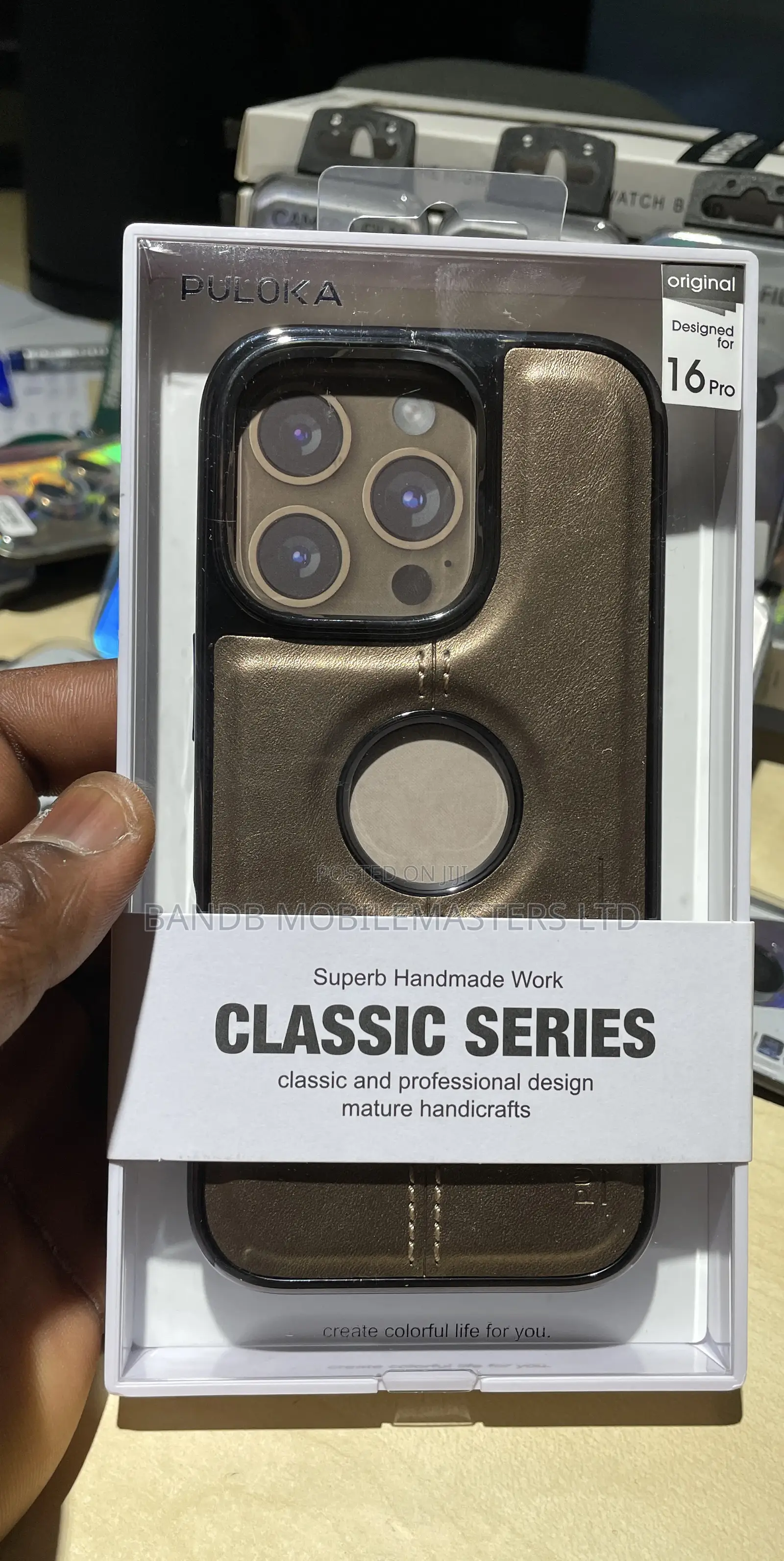Luxury Lphone Leather Case