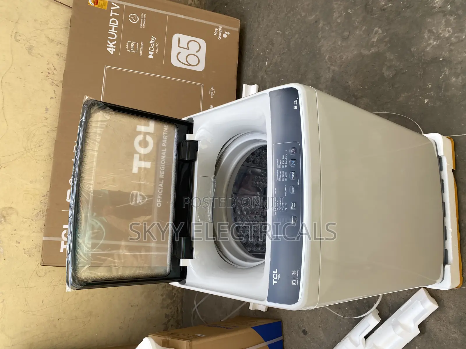 TCL 8kg Topload Fully Auto Washing Machine