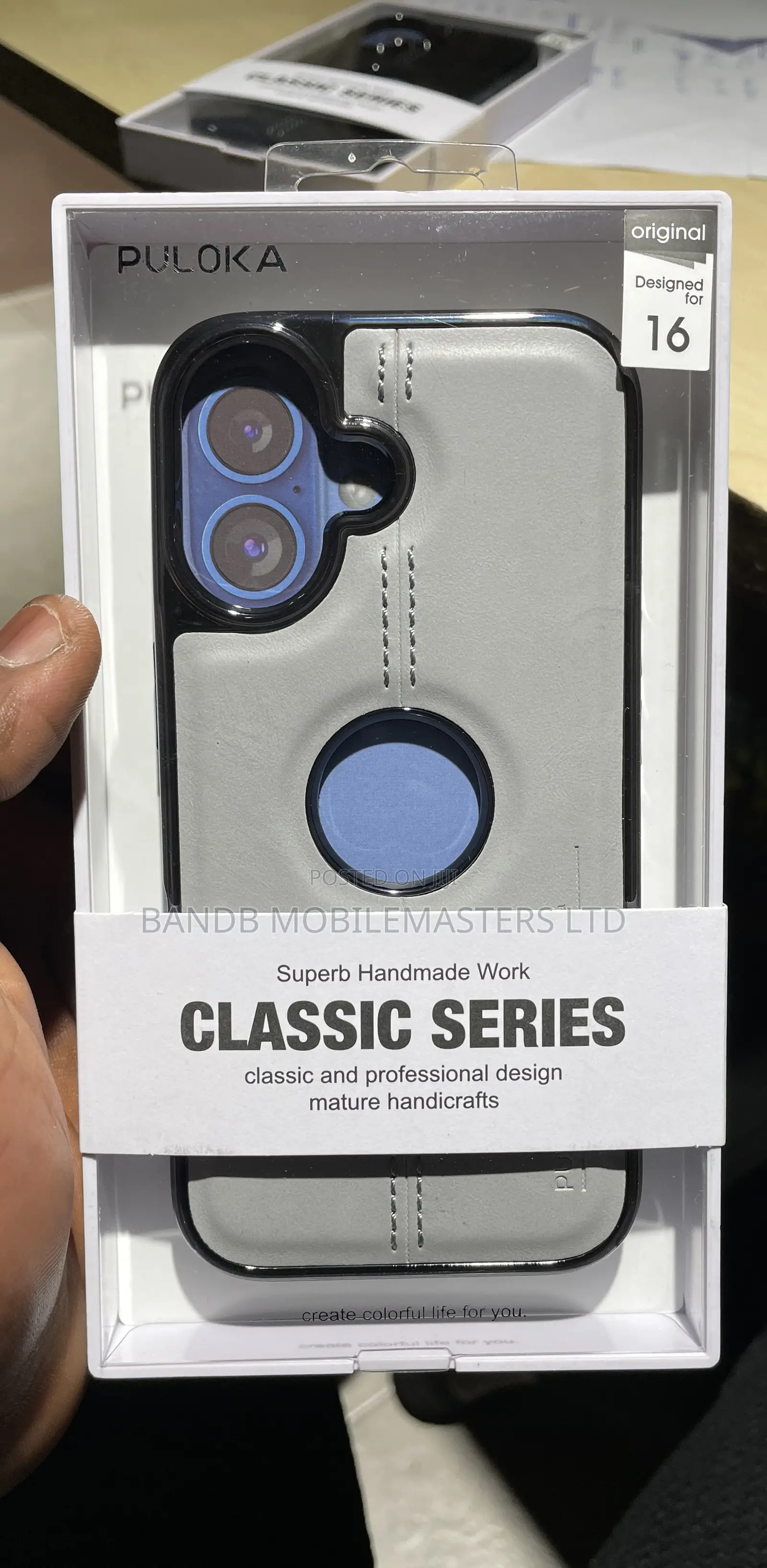 Luxury Lphone Leather Case