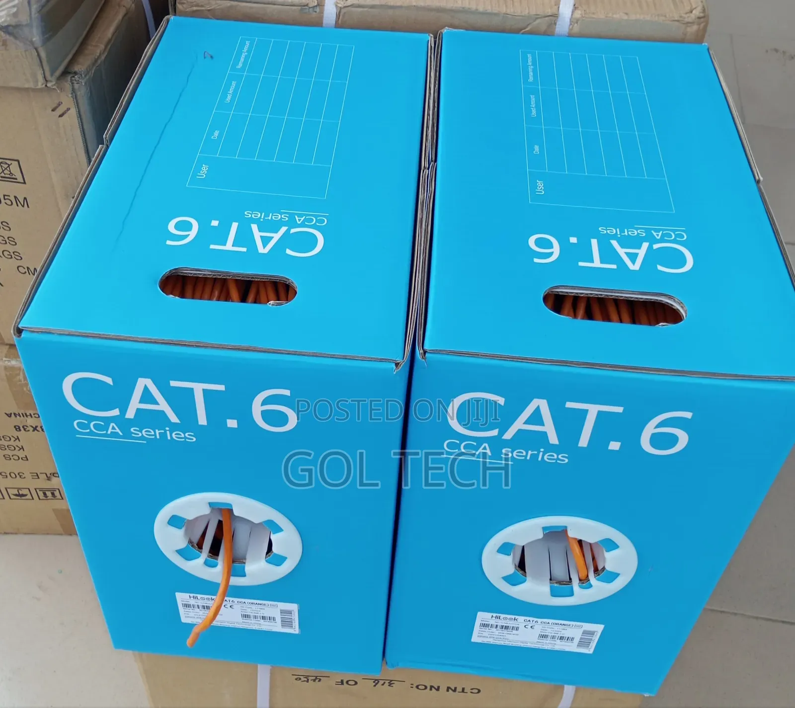 Hilook Cat6 Cable 305m Cca Nc-1ln6uu/Cca 305m Cable