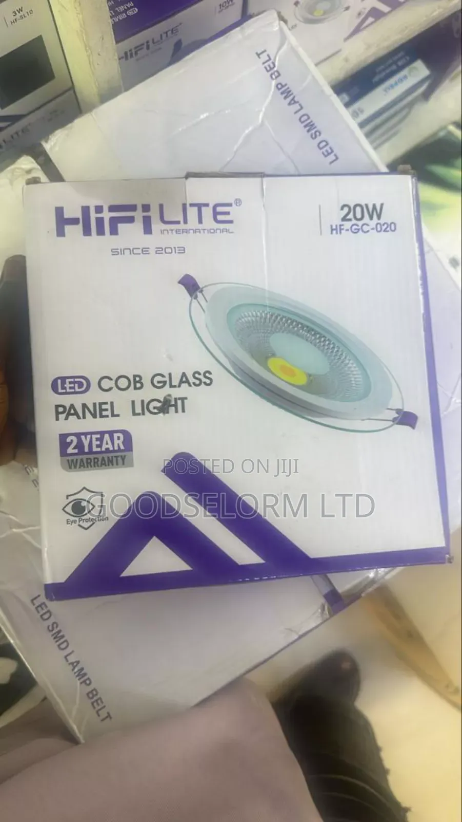 Cob Glass Led Panel 18watts