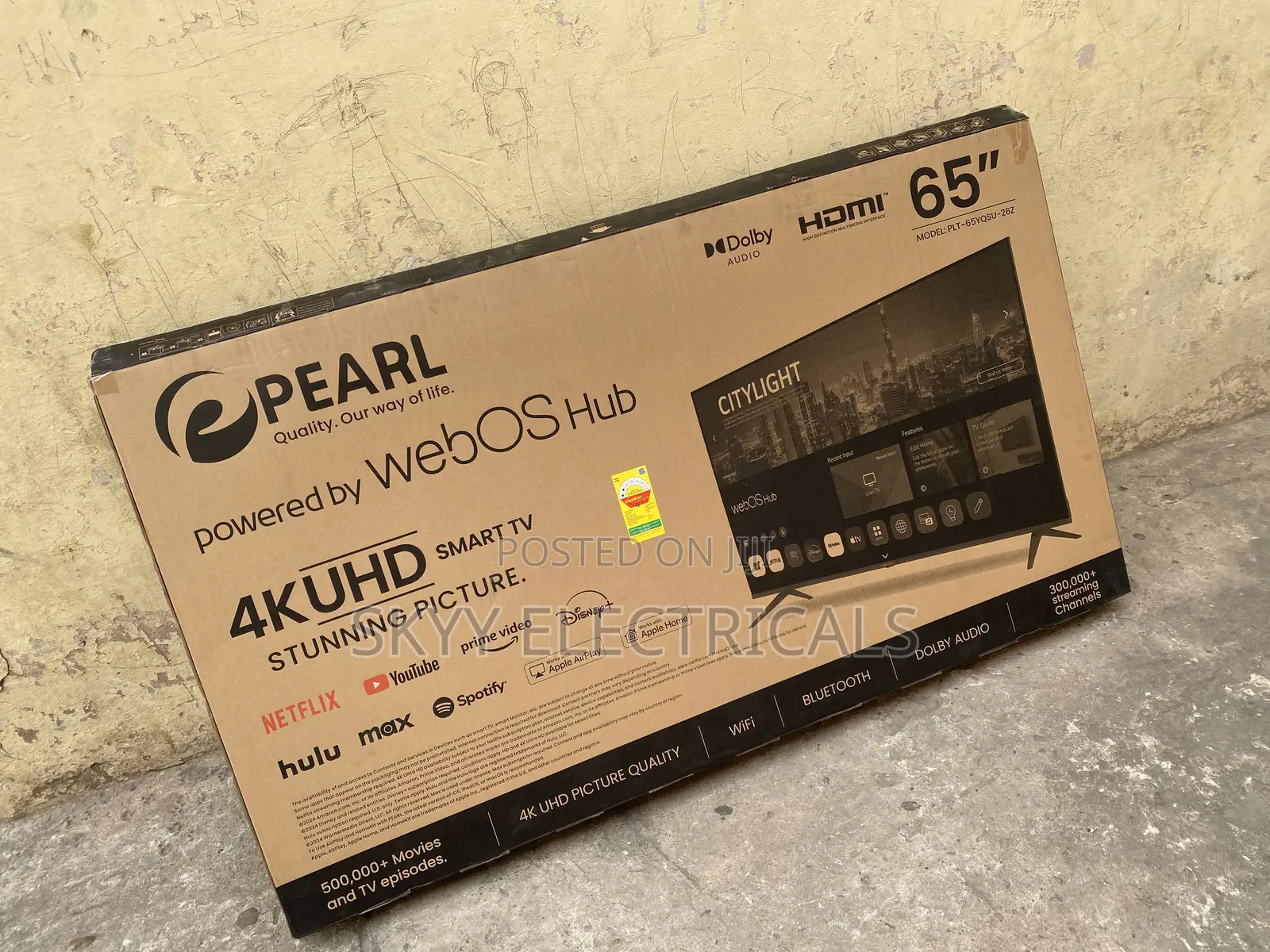 PLT-65yqsu-26z Pearl 65” Smart Uhd Tv