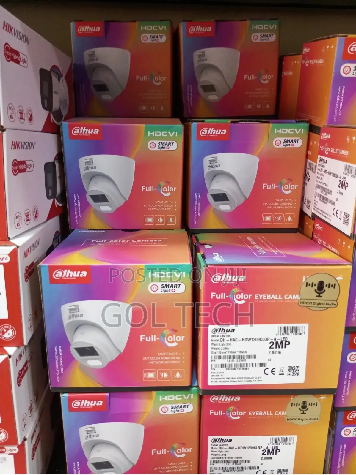 Dahua 2mp Analog Dome Camera Full Color With Audio Dome 2.8m
