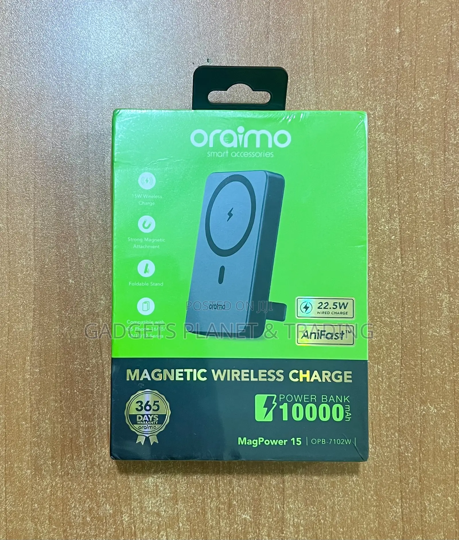 Oraimo Magpower 15 10000mah Wireless And Wired Power Bank