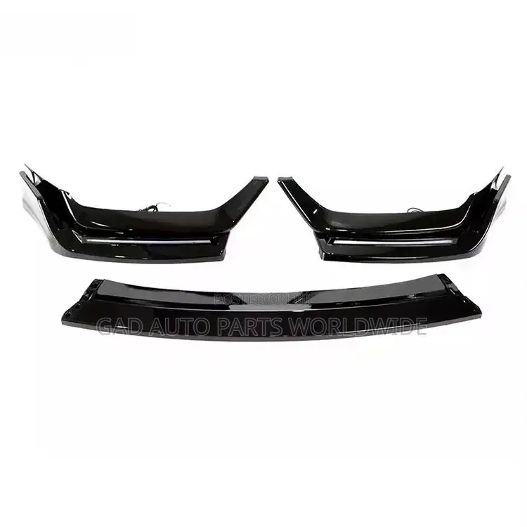 Honda Civic Type R Front Bumper Lip Glossy Black 2016-2021