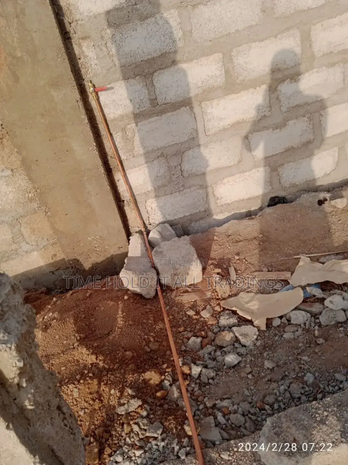Connection of Gas Pipe for Domestic and Commercial Use