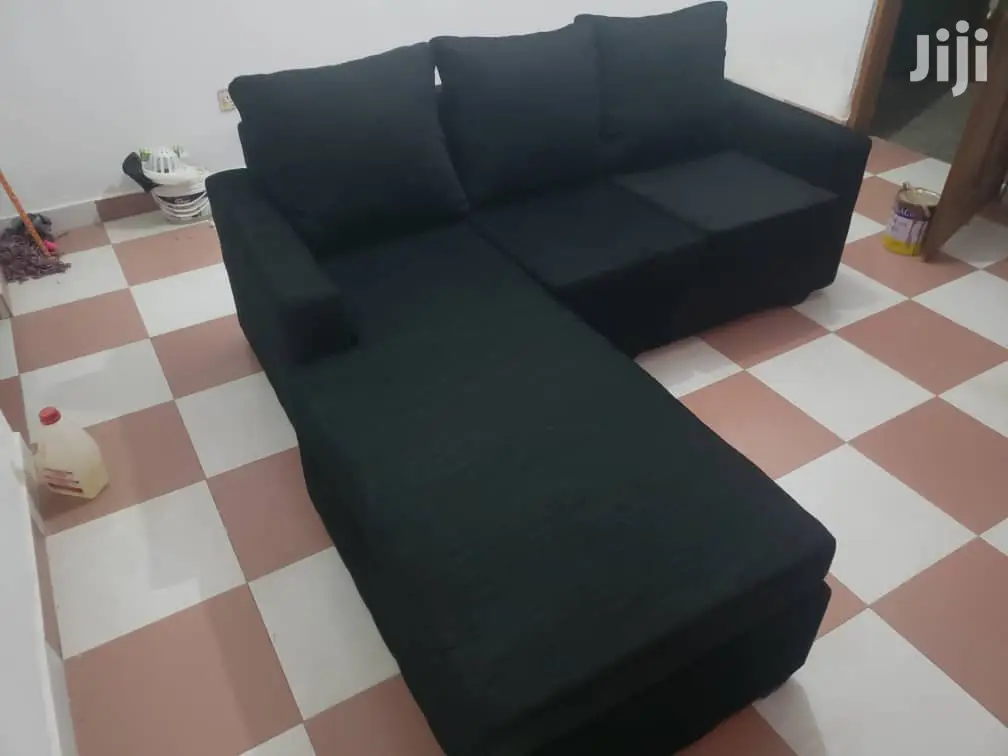 New Lshaped Sofa.Black