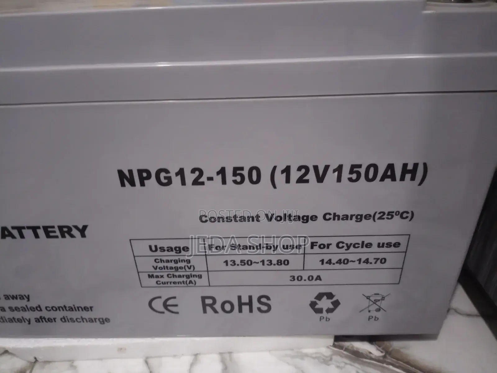 12v 150ah Deep Cycle Battery
