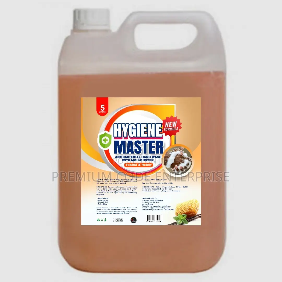 Antibacterial Hand Wash, Vanilla Honey, 5l