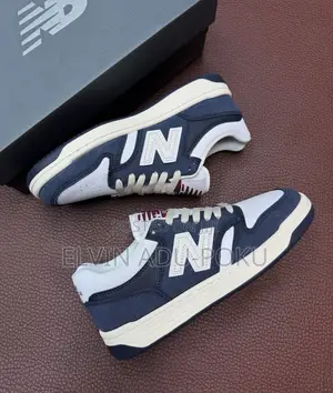 New Balance 550 "White/Navy Blue" Sneakers