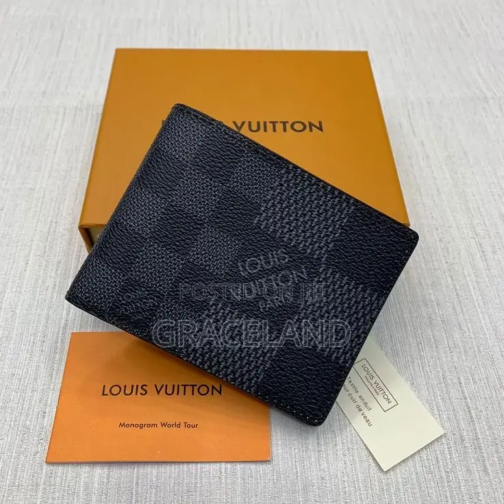 This Is Original Louis Vuitton Men Wallet Real Pure Leather