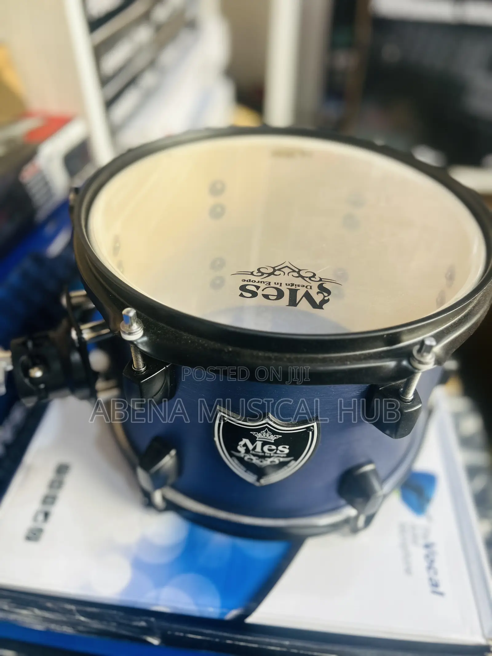 Mes Drums Set (Blue and Brown)