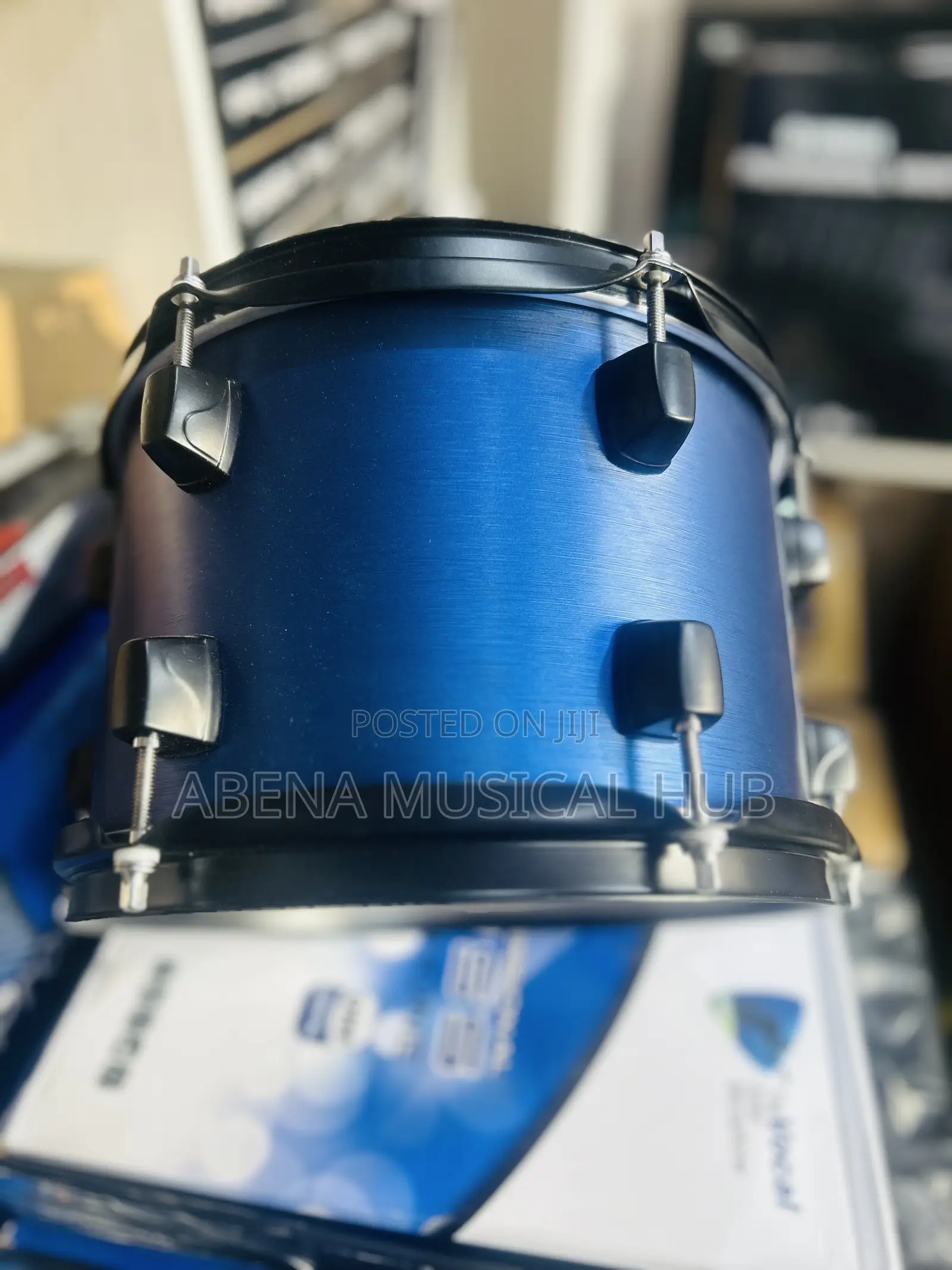 Mes Drums Set (Blue and Brown)