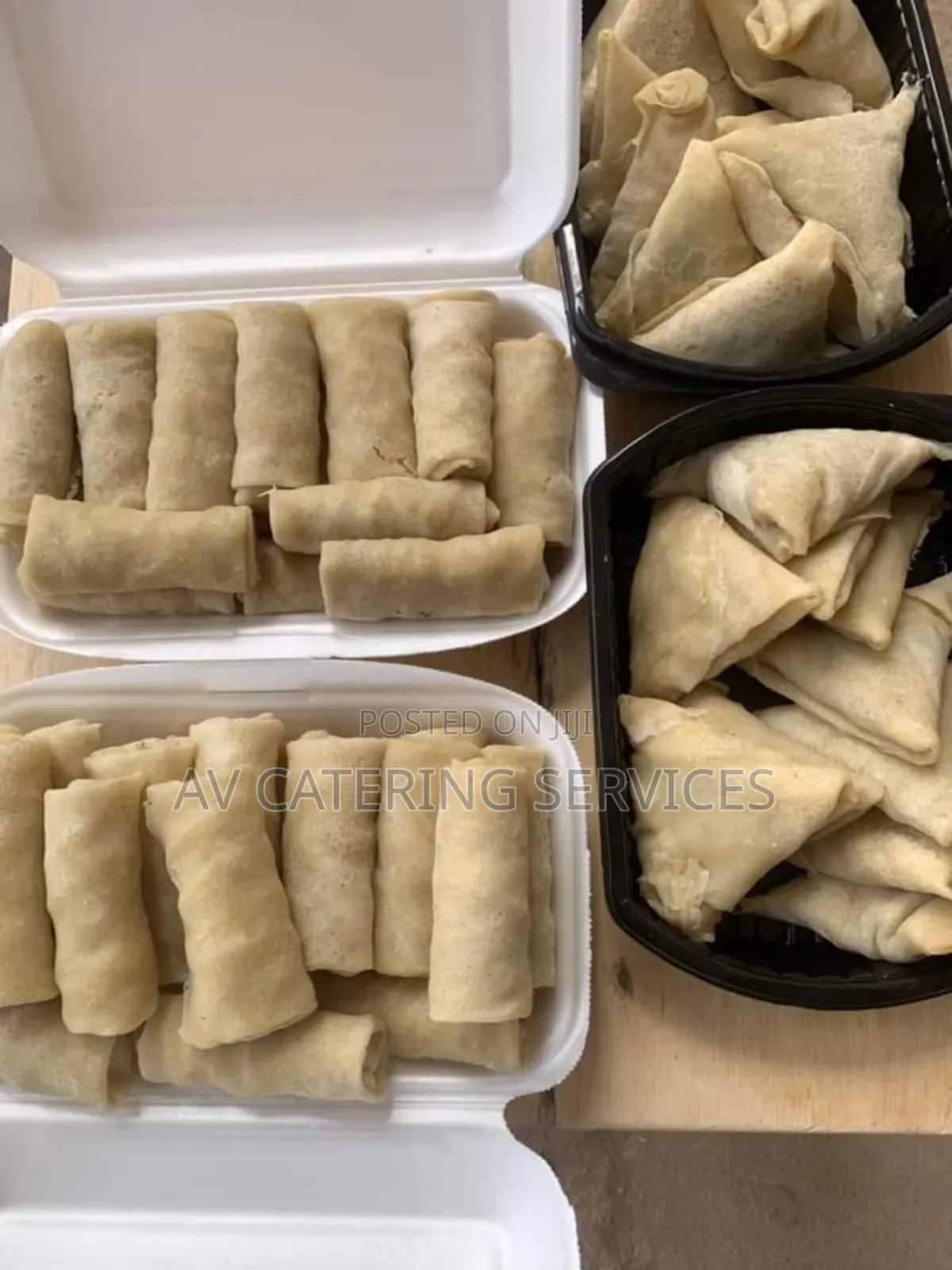Freshly Made Spring Rolls