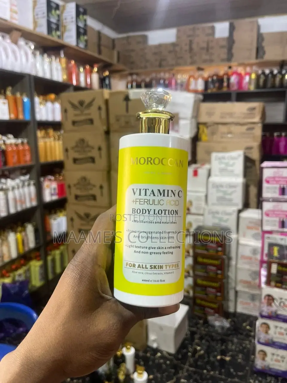 Moroccan Retinol + Hyaluronic Acid Body Lotion