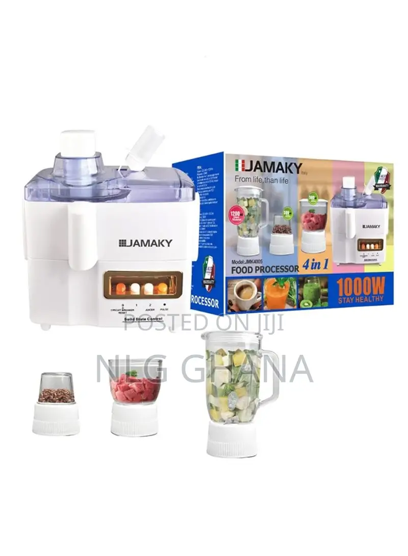 4-in-1 1000w Food Processor With 3 Accessories. Ghx2842