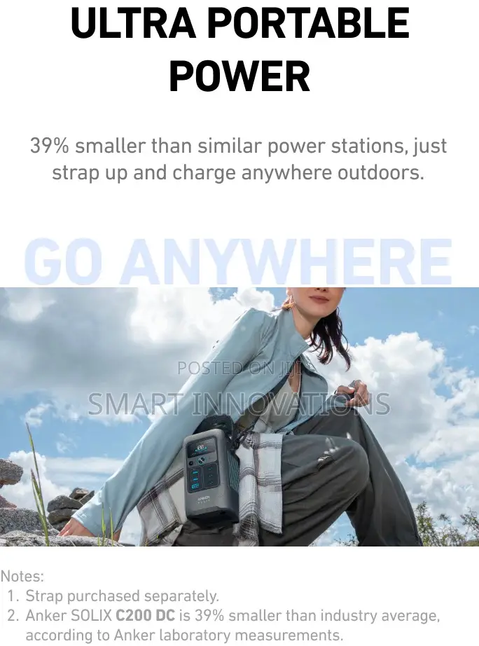 Anker Solix C200 Dc Portable Power Station - 192wh | 200w